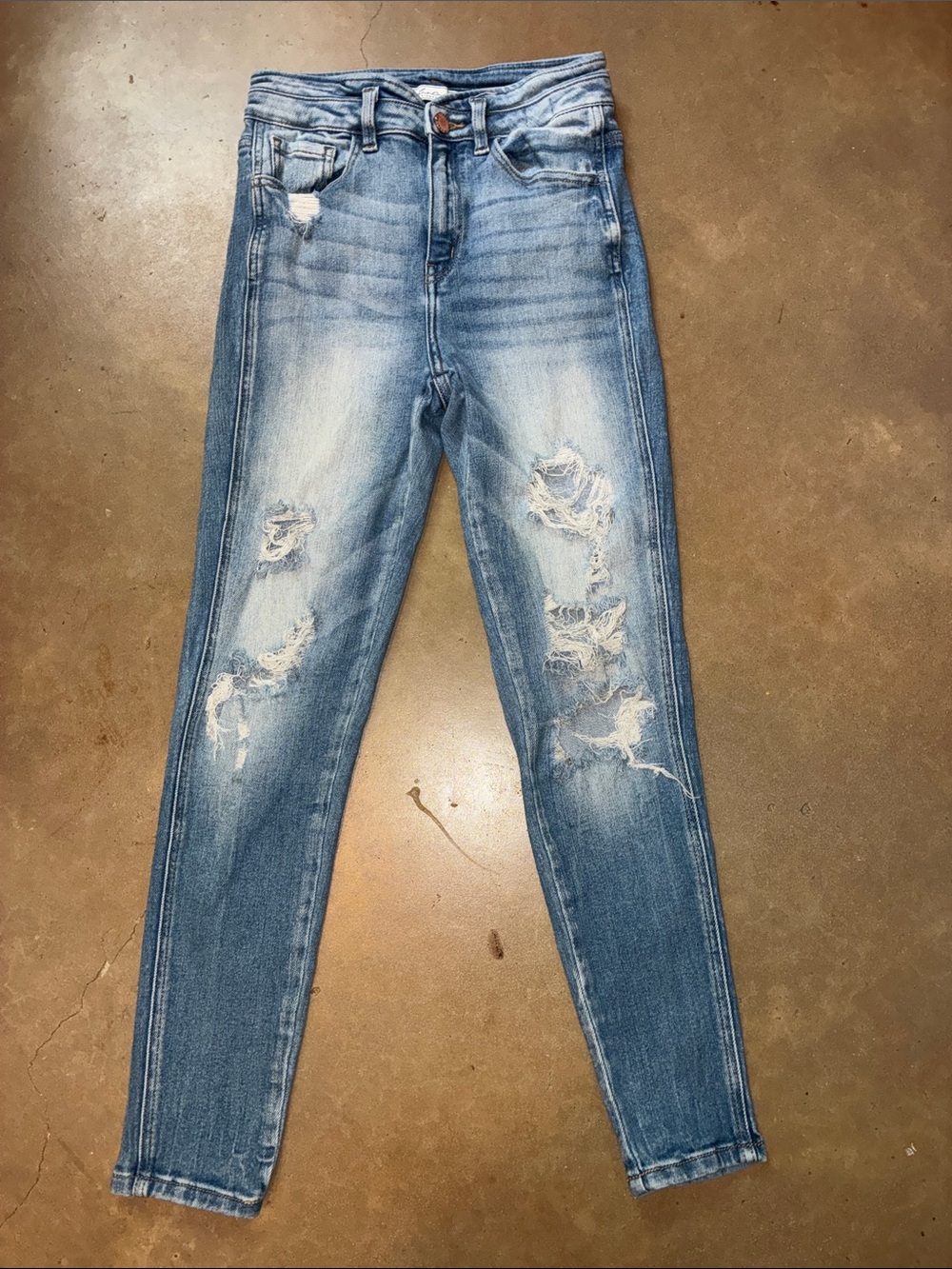 Ultra high rise ankle skinny Kancan jeans